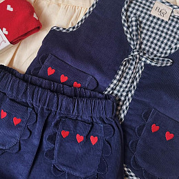 Юбка вельветовая Flöss "Billie New Navy", ночное море